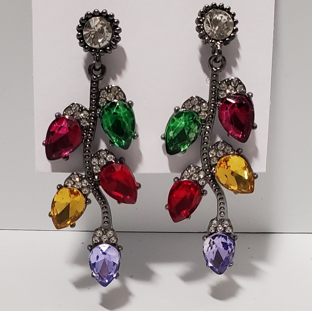 NW Christmas Light Earrings